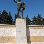 Photo of Leonidas Monument at Thermopylae - Close Up